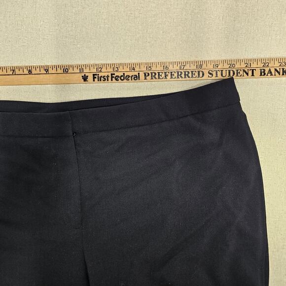 Susan Graver Trouser Pants Womens Plus 20W Black High Waisted Cropped Stretch - Picture 5 of 9